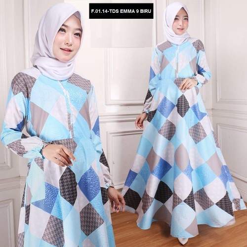 GAMIS TDS EMMA 9 BIRU 