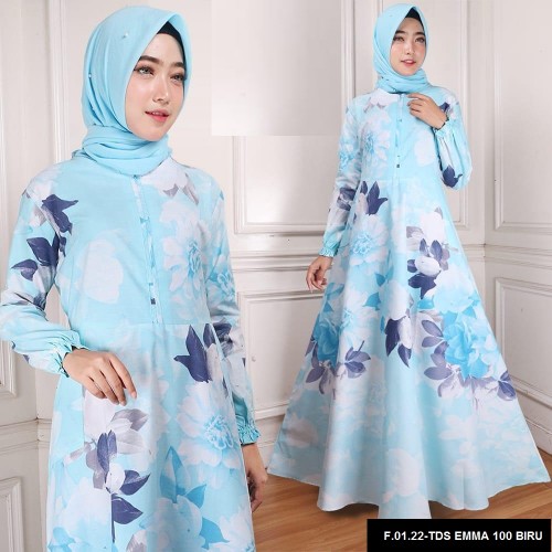 GAMIS TDS EMMA 100 BIRU 