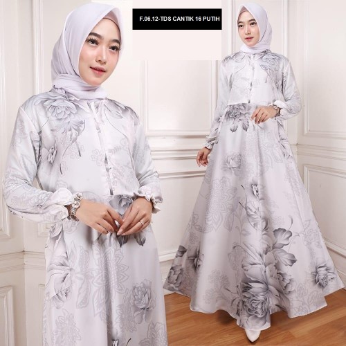 GAMIS TDS CANTIIK 16 PUTIH 