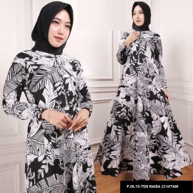 GAMIS TDS RAISA 23 HITAM 