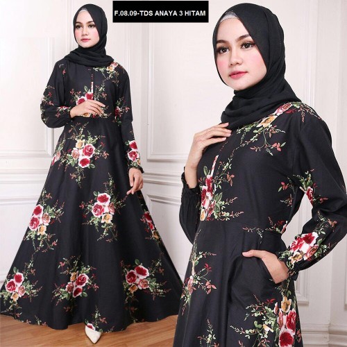 GAMIS TDS ANAYA 3 HITAM 