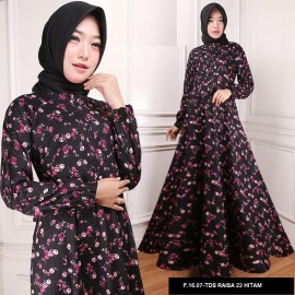 GAMIS TDS RAISA 22 HITAM 