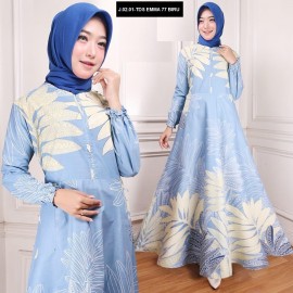 GAMIS TDS EMMA 77 BIRU 