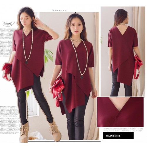 BLOUSE MIS 4448 MAROON