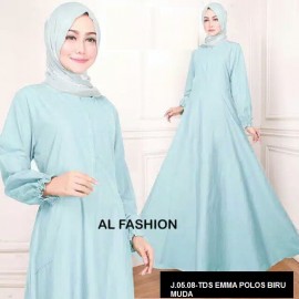 GAMIS TDS EMMA POLOS BIRU MUDA 