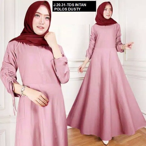 GAMIS TDS INTAN POLOS DUSTY 