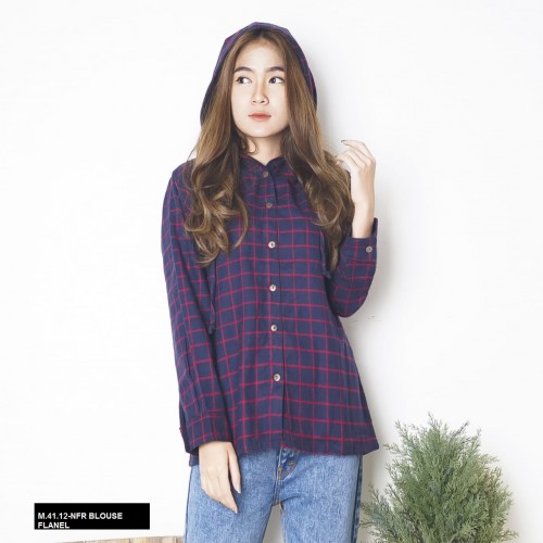 KEMEJA NFR BLOUSE FLANEL 